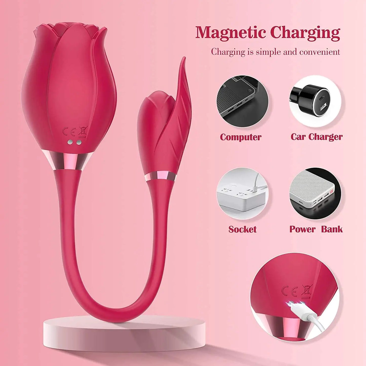 Double-Head Massager for Women - Adult Pleasure Toy