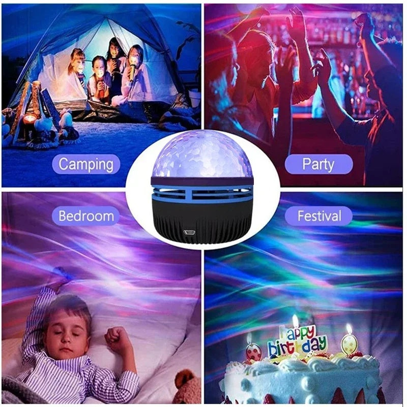 Galaxy Star Projector Night Light with Remote & Voice Control