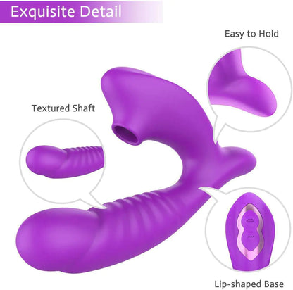 Arlie Massager with Suction for Women (One Piece)
