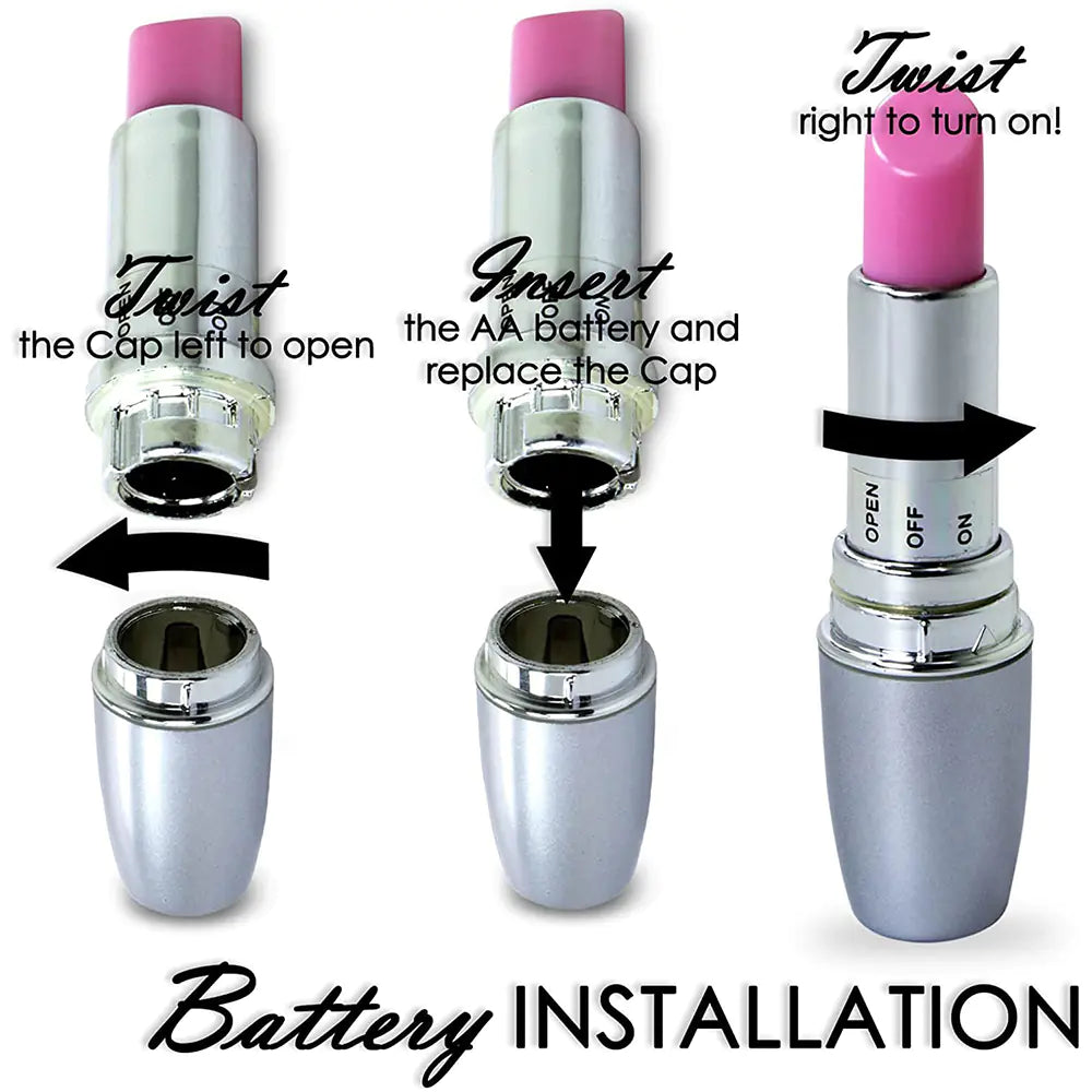 Rose Lipstick Bullet for Massager