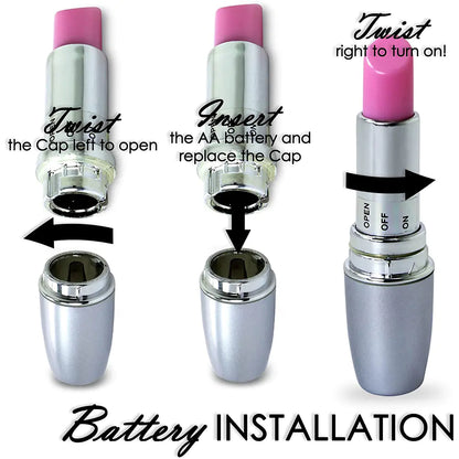 Rose Lipstick Bullet for Massager