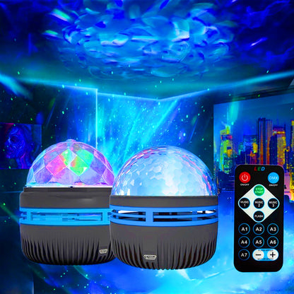 Galaxy Star Projector Night Light with Remote & Voice Control