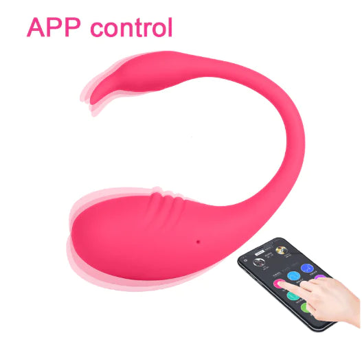 Personal Massager - Fuchsia Bluetooth App Egg (One Piece)